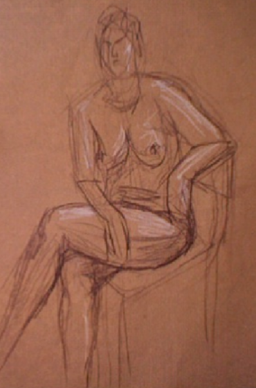 Female figure sketches