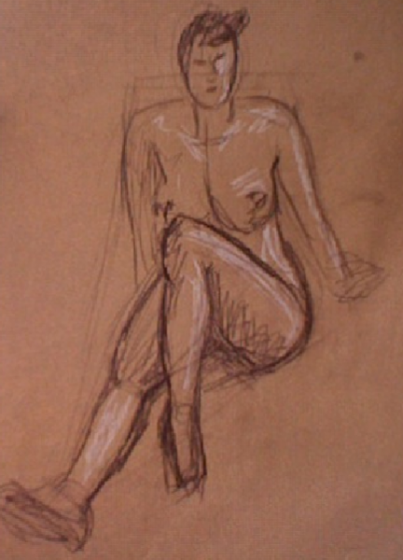 Female figure sketches