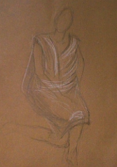 Female figure sketch