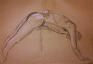 Male figure sketches