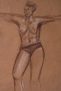 Female figure sketches