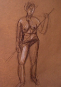 Female figure sketches