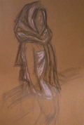 Female figure sketch