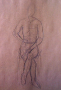 Male figure sketches ( 5 min)